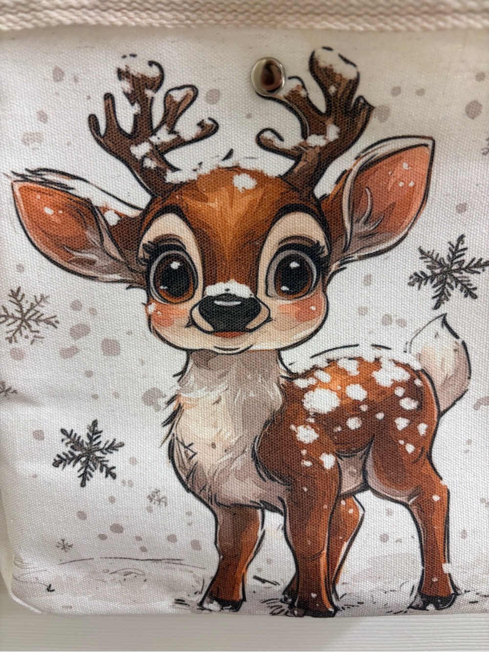 Baby reindeer small tote